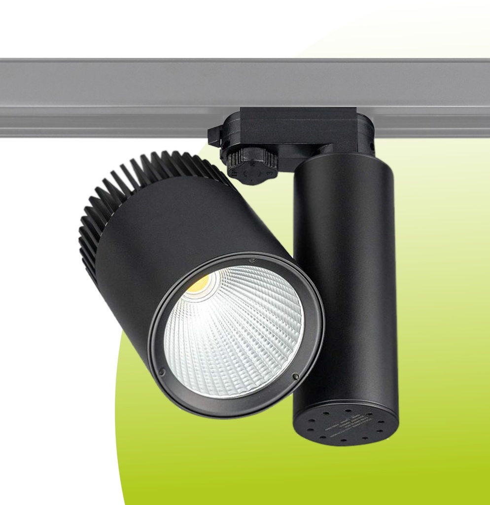 Foco carril LED 30W 3000K - NEGRO (copia)