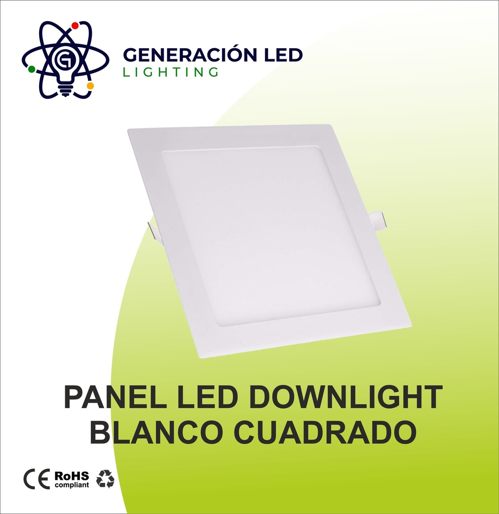 PANEL CUADRADO DOWNLIGHT 18W 4000-4500K