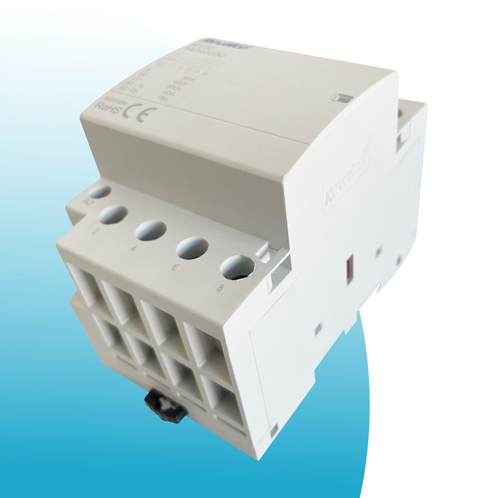 Contactor modular 3 módulos 4P 40A 230V 4NO