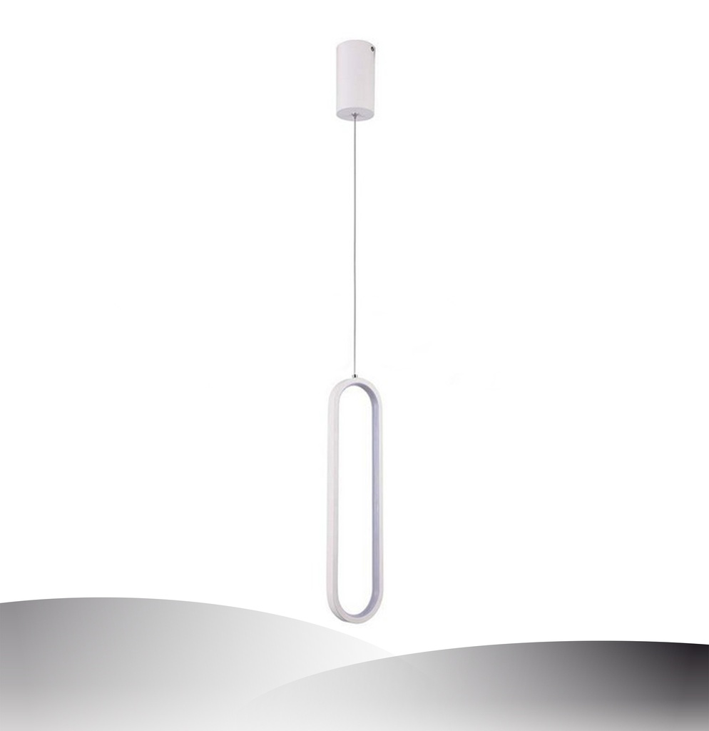 Lámpara Colgante LED 13W 40CM 4000K Cuerpo BlancoLámpara Colgante LED 13W 40CM 4000K Cuerpo Blanco