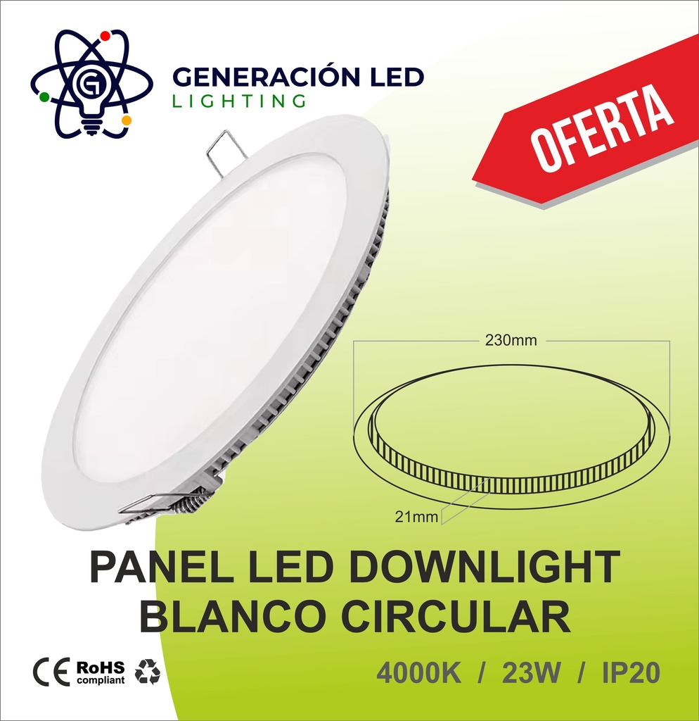 Downlight Empotrable SLIM serie LC1427