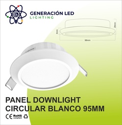 [LC1453R] Panel Downlight 7w