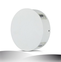 Lámpara de pared LED 4W Cuerpo Blanco Redondo Luz Natural IP65